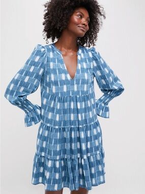 NWT Tuckernuck Pomander Place Blue Ikat Kenzo Dress